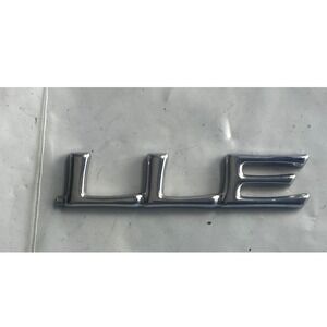 Chrome LLE Lettering Emblem Badge Logo‎